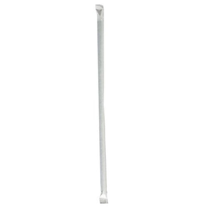 10.25 Inch Wrapped Giant Straws, Polypropylene, Boardwalk, Black, 1,200/cs