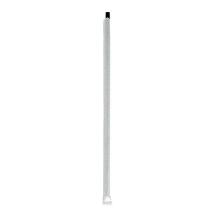 10.25 Inch Wrapped Giant Straws, Polypropylene, Boardwalk, Black, 1,200/cs