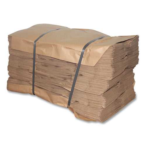 13x7x17 Kari-Out Kraft Paper Bags, Natural Kraft Flat Handles, Natural, 250/cs