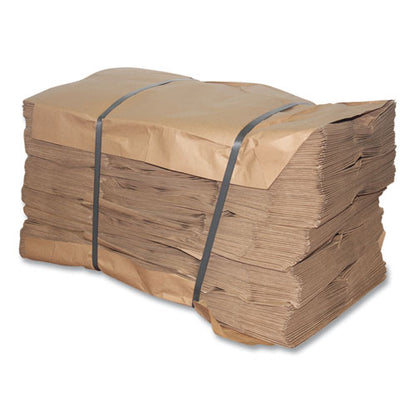 13x7x17 Kari-Out Kraft Paper Bags, Natural Kraft Flat Handles, Natural, 250/cs