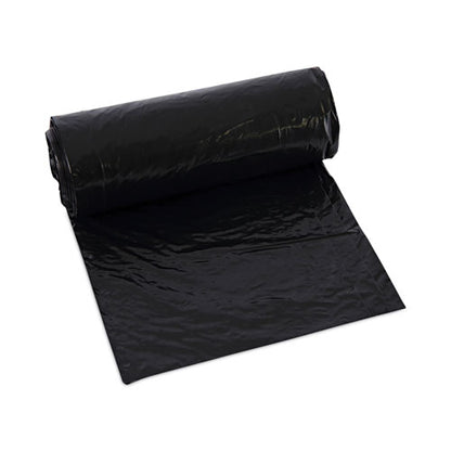 24x32 16 Gal, 1 Mil Black Boardwalk Low-Density Waste Can Liners, Perforated Roll, 150/cs