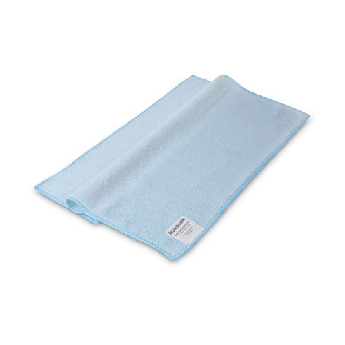 16x16 Microfiber Cleaning Cloths, Blue, 24/pk