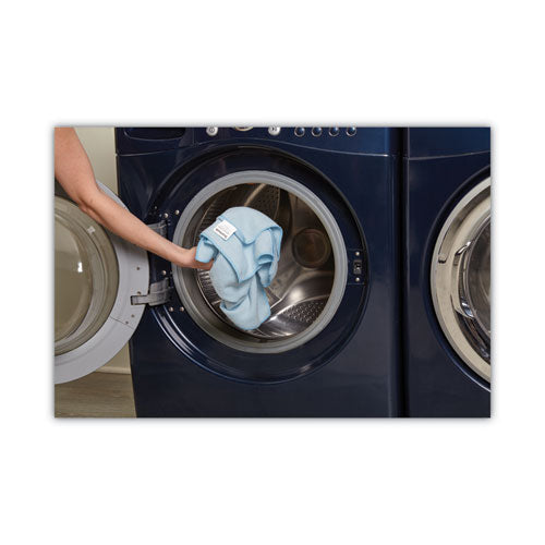16x16 Microfiber Cleaning Cloths, Blue, 24/pk