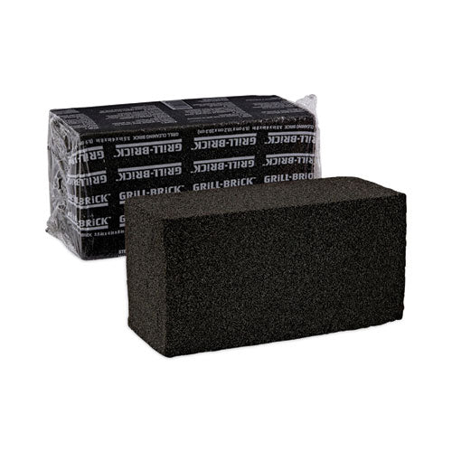 8x4 Grill Brick, Black, 12/ct