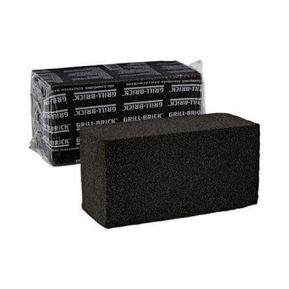 8x4 Grill Brick, Black, 12/ct