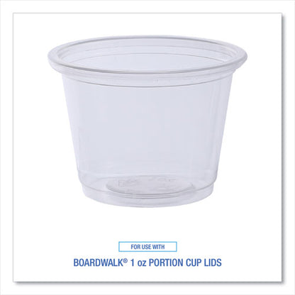 1oz Boardwalk Souffle/portion Cups, Polypropylene, Clear, 2500/cs