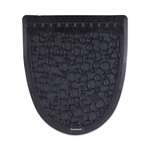 Urinal Mats 2.0, Rubber, 17.5x20, Black/black, 6/cs