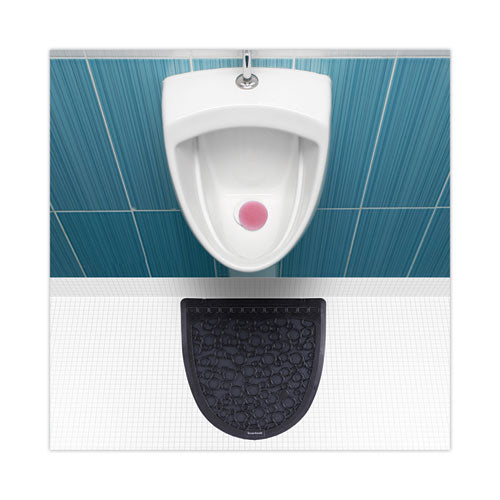 Urinal Mats 2.0, Rubber, 17.5x20, Black/black, 6/cs