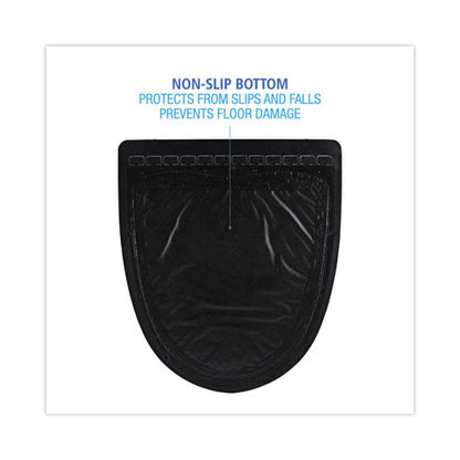 Urinal Mats 2.0, Rubber, 17.5x20, Black/black, 6/cs
