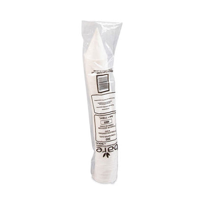 4oz SOLO Cone Water Cups, Cold, Paper, White, 200/pk