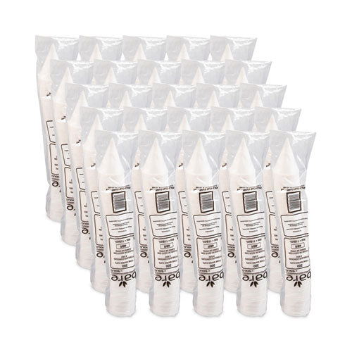4oz SOLO Cone Water Cups, Cold, Paper, White, 200/pk