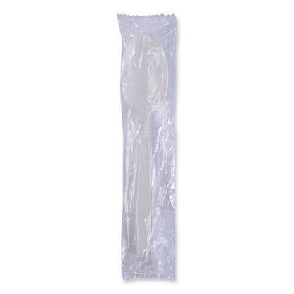 Boardwalk Heavyweight Wrapped Polypropylene Cutlery, Teaspoon, White, 1,000/ct