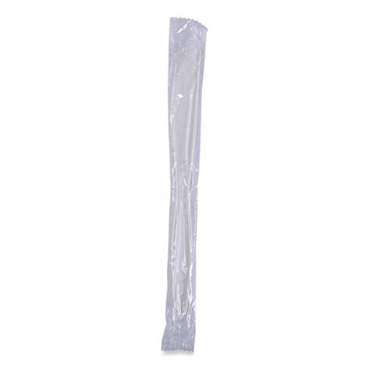 Boardwalk Heavyweight Wrapped Polypropylene Cutlery, Knife, White, 1,000/carton