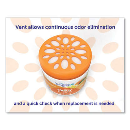 14oz BRIGHT Air Super Odor Eliminator, Mandarin Orange And Fresh Lemon, Jar