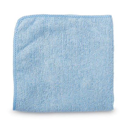 16x16 RubbmdComm Microfiber Cleaning Cloths, Blue, 24/pk