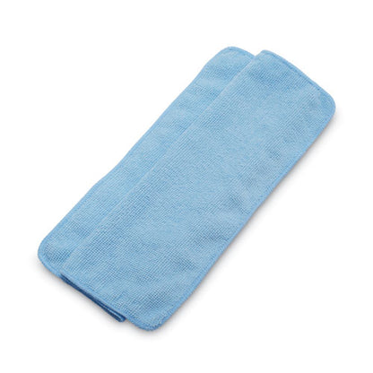 16x16 RubbmdComm Microfiber Cleaning Cloths, Blue, 24/pk