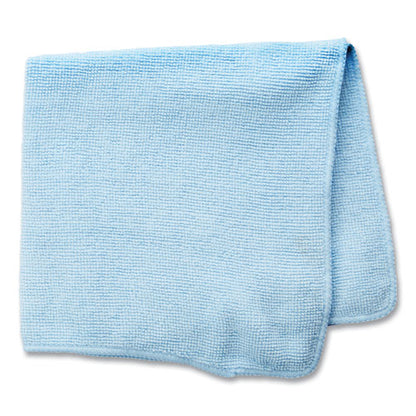 16x16 RubbmdComm Microfiber Cleaning Cloths, Blue, 24/pk