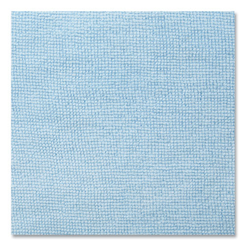 16x16 RubbmdComm Microfiber Cleaning Cloths, Blue, 24/pk