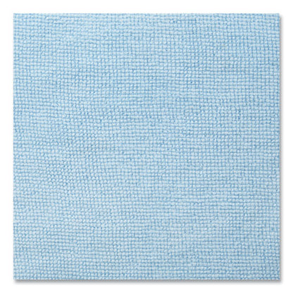 16x16 RubbmdComm Microfiber Cleaning Cloths, Blue, 24/pk