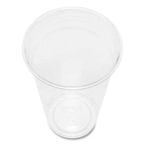 24oz Karat PET Plastic Cups, Clear, 600/ct