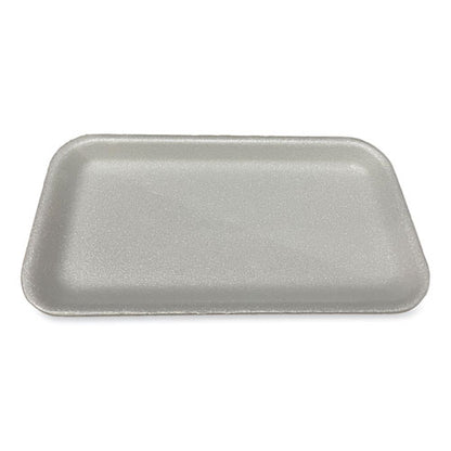 8.5x4.69x0.64 GEN Meat Trays, #17S, White, 500/ct