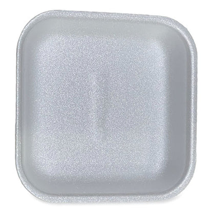 5.38x5.38x1.07 GEN Meat Trays, #1, White, 500/ct
