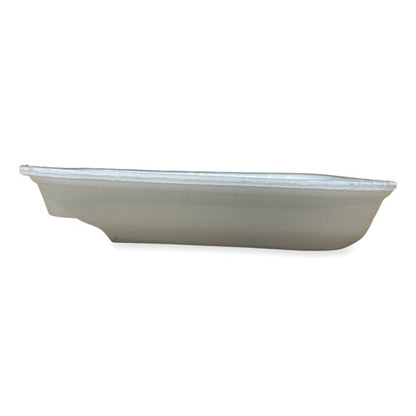 5.38x5.38x1.07 GEN Meat Trays, #1, White, 500/ct