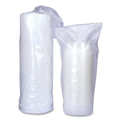 8oz GEN Plastic Deli Container with Lid, Clear, Plastic, 240 per case