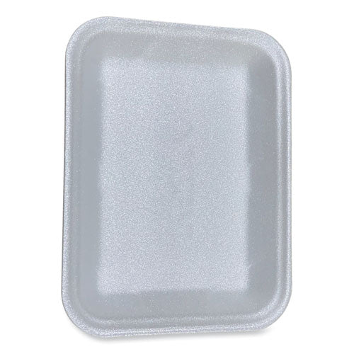 #4D Meat Trays 9.47x7.12x1.32, White, 500/cs