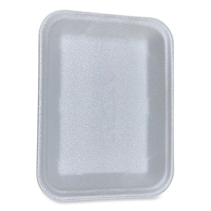 #4D Meat Trays 9.47x7.12x1.32, White, 500/cs