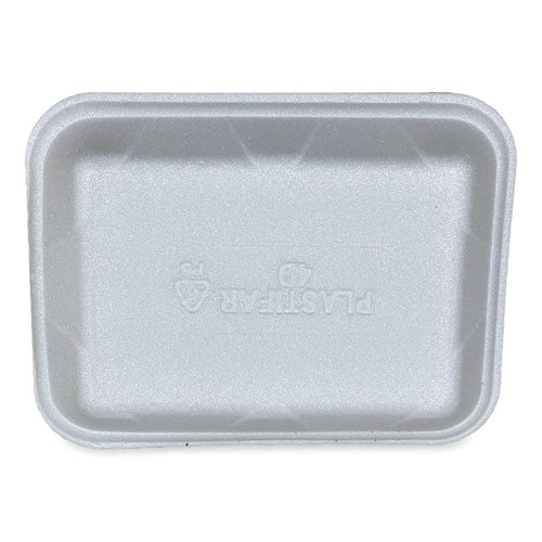 #4D Meat Trays 9.47x7.12x1.32, White, 500/cs