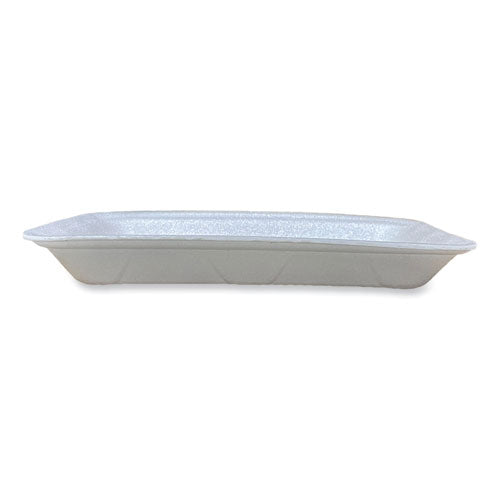 #4D Meat Trays 9.47x7.12x1.32, White, 500/cs