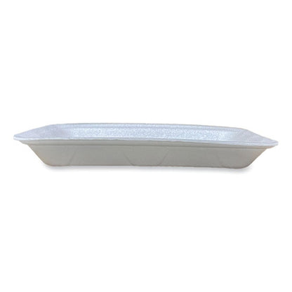 #4D Meat Trays 9.47x7.12x1.32, White, 500/cs