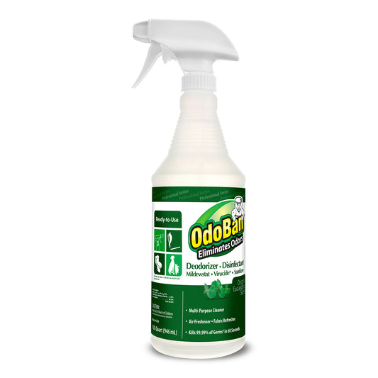 32oz Clean Control OdoBan Deodorizer & Disinfectant RTU Eucalyptus 12/cs