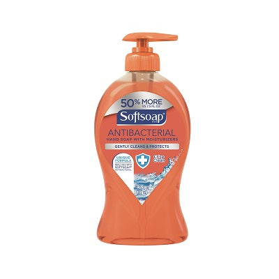 11.25oz Colgate Softsoap Liquid Hand Soap Base Pump Antibacterial Crisp Clean 6/cs