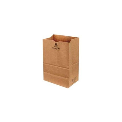 #20 Duro Dubl Life 40# Basis SOS Bag 8.25x5.31x16.13 Kraft 500/cs