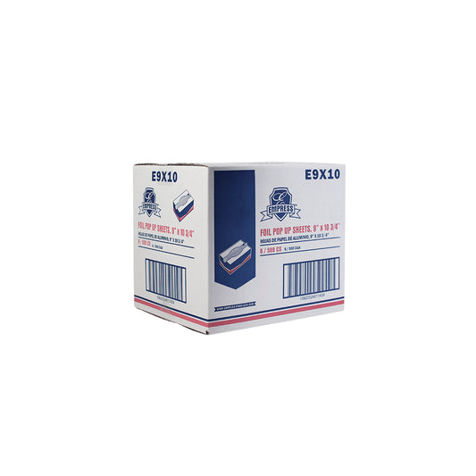 9x10.75 Foil Pop Up Sheets 500 sheets/box, 6 boxes/cs