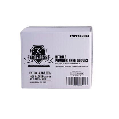 X-Large Nitrile Glove Blue Empress Powder Free 1000/cs