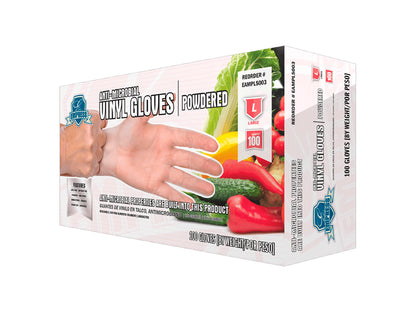 Empress Vinyl Glove Powdered Medium 1000/cs
