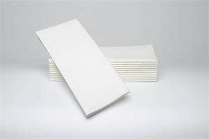 17x17 Empress Dinner Napkin 1/4 Fold 1-Ply White 3000/cs
