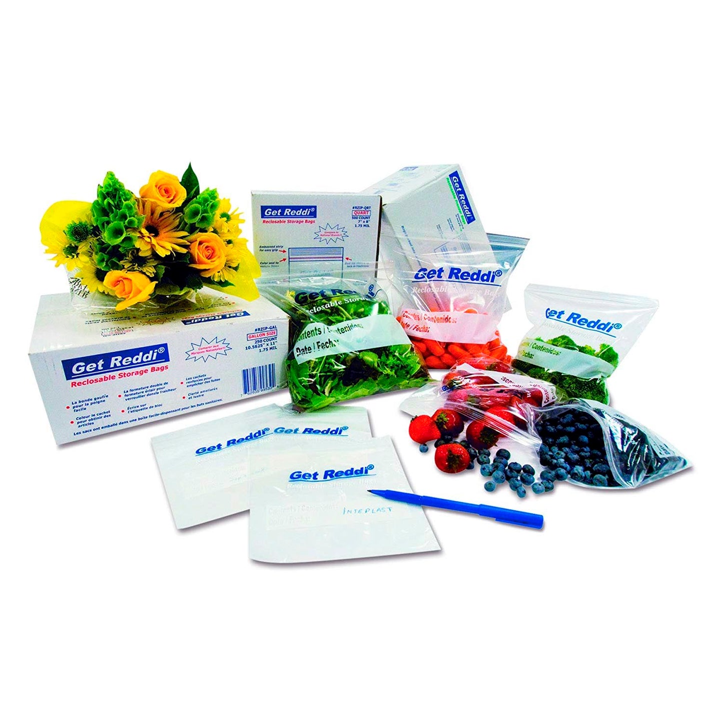 12x8x30 Poly Food Bag, IBS, 1.0mil 500/cs