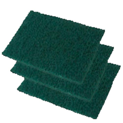 6x9 Scrubbing Hand Pad Green Medium Duty 20/cs