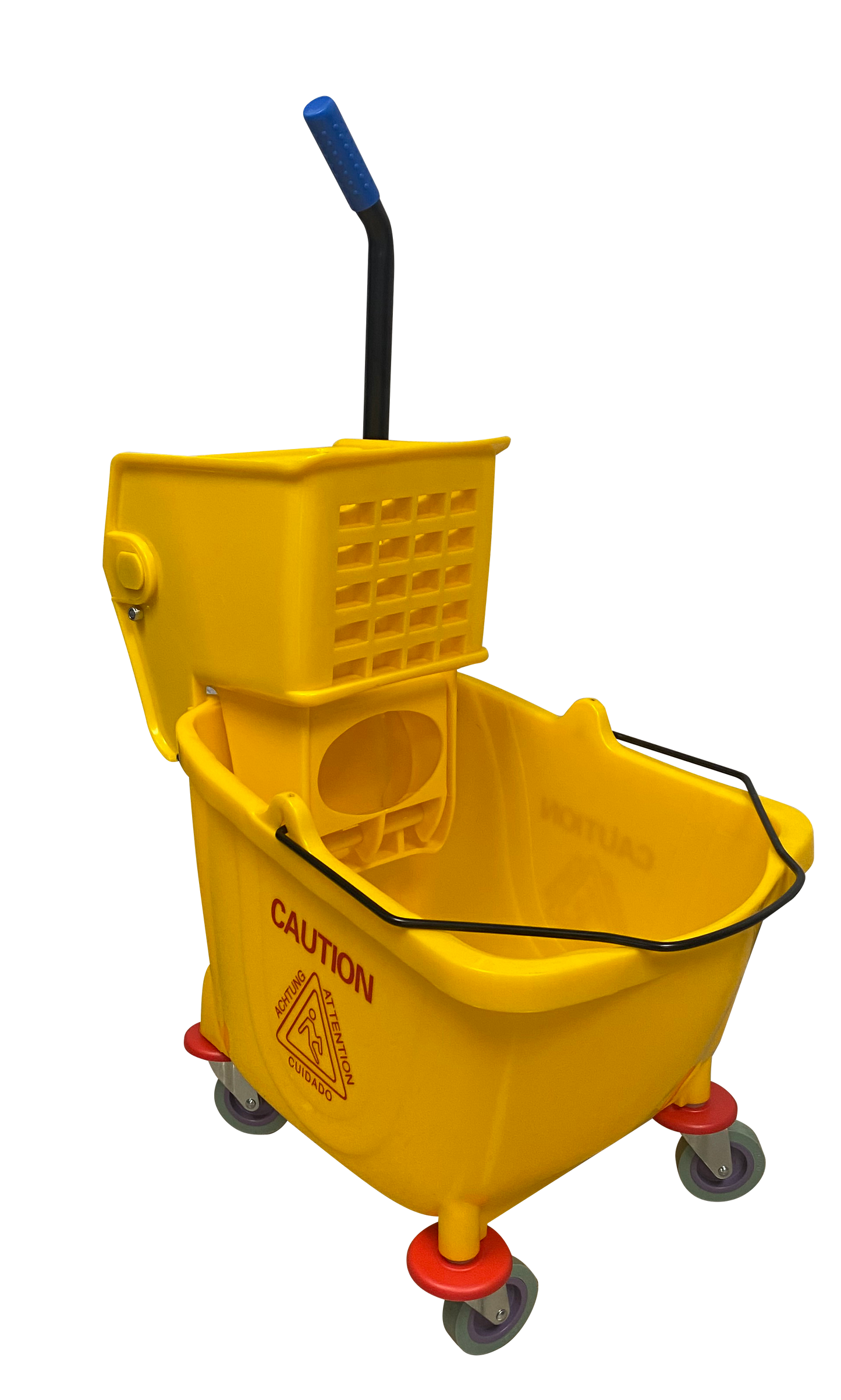 Performance Plus Side & Press Wringer & Mop Bucket 36qt Yellow Combo 45 Degree Bend 1 PK