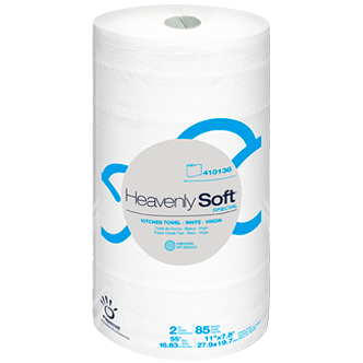 7.8x11 Sofidel Heavenly Soft Kitchen Roll Towel 2-Ply 85/roll, 30/cs
