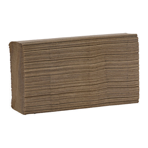 9x9.45 Multifold Paper Towels, 1-Ply, Natural, Boardwalk, 4000/cs