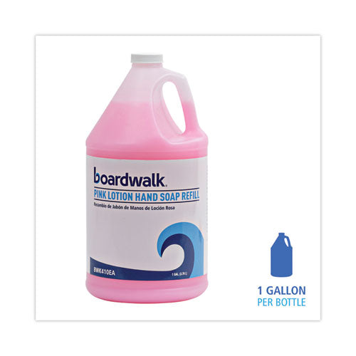 Boardwalk Mild Cleansing Pink Lotion Soap, Cherry Scent, 1 gal