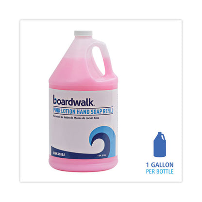 Boardwalk Mild Cleansing Pink Lotion Soap, Cherry Scent, 1 gal