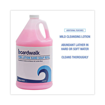 Boardwalk Mild Cleansing Pink Lotion Soap, Cherry Scent, 1 gal
