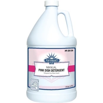 Pink Dish Detergent performance plus Manual 1 Gallon