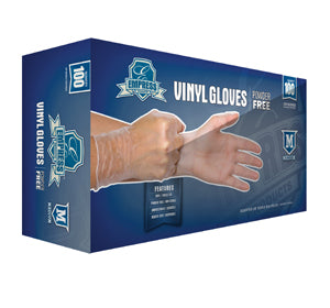 Medium Vinyl Glove Empress Powder Free 10 / 100 cs